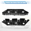 X Autohaux 1 Pair Front Left And Right Bumper Bracket For Ford Fusion 2013-2016 Ds7z-17c947-b Plastic Black
