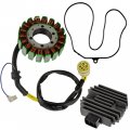 Caltric Stator And Rectifier With Gasket Compatible Honda Foreman Rubicon 500 Trx500fa 2001-2014 