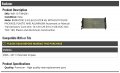 Marketplace Auto Parts Radiator With Transmission Cooler Compatible 2006-2011 Chevy Impala 3 5l 6l 9l V6 Without Police Package