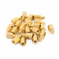 M3x6mm 4mm Male To Female Brass Spacer Hexagonal Pcb Standoff Pillar 20pcs 
