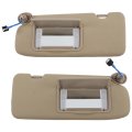 Driver And Passenger Side Sun Visor Beige With Mirror Light Replacement For Honda Crv 2017-2022 83230-tla-a12za 83280-tla-a12za 