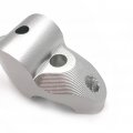 Httmt 030advgt1050-28mm Handlebar Mount Riser Cnc 30mm Up 25mm Back Compatible With 1190 1050 1290 Adv Silver