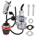 Antuko Pz22 22mm Carburetor With Air Filter Replacement For 110cc 125cc Crf Ssr Pit Bike Atv