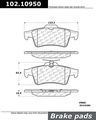Centric 102 10950 Brake Pads 