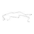 Rear Axle Brake Lines 2pc For 2005 2007 Chevrolet Gmc 1500 Non Hd 2 4wd 8 6 In 10 Bolt Drum With Tee On Differential 3 16 Oe 