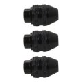 3pcs Black Metal Keyless Chuck Quick Change Drill Accessories Use With Rotary Tool Models 4000 400 3000 398 395 300 285 275 200
