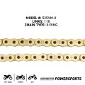 Niche Drive Sprocket Chain Combo For Kawasaki Z1000 Front 15 Rear 40 Tooth 525vm-x X-ring 110 Links