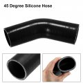 X Autohaux 60mm 2 36 Id 45 Degree Silicone Reducer Hose Coupler Intercooler Tube Black For Car Intake Piping