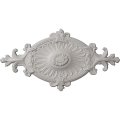 Ekena Millwork Cm23ro1uwf Quentin Ceiling Medallion3 2 W X2 4 H 1 1 2 P Hand-painted Ultra Pure White 