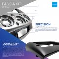 Ugar 11-203 Compatible For Toyota Allion T260 265 Premio 2007-2016 Car Radio Stereo Dash Installation Mount Kit