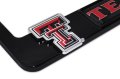 Elektroplate Officially Licensed A Texas Tech University Alumni Black Metal License Plate Frame With 3d Logos Affixed Premium 