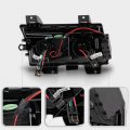 Acanii For 2-bulbs Halogen Upgrade 2018-2022 Jeep Wrangler Jl Black Led Parking Sequentia Turn Signal Lights Lamps