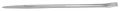 Performance Tool W2033 30-inch Round Stock Pry Bar With Alignment Point And Bent Chisel End 7 8-inch Diameter Forged Alloy 