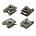 X Autohaux 20 Sets 6x16mm U Clip Phillips Screw Assortment Car Clips Fasteners With Screws For Bumper Dash Door Panel Interior