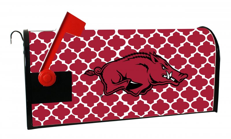 R And Imports Arkansas Razorbacks Mailbox Cover-university Of Magnetic Mail Box Cover-moroccan Design