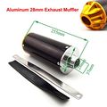 Tc-motor 28mm Aluminum Exhaust Mufflers 11mm Folding Gear Shifter Lever Gearshifter For Chinese Made 50cc 70cc 90cc 110cc 125cc