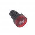 Ad16-22sm 22mm Flash Signal Light Led Active Buzzer Beep Alarm Indicator 36v 30mm Red