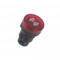 Ad16-22sm 22mm Flash Signal Light Led Active Buzzer Beep Alarm Indicator 36v 30mm Red