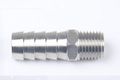 Ltwfitting Bar Production Stainless Steel 316 Barb Fitting Coupler Connector 2 Hose Id X 1 4 Male Npt Air Fuel Water Pack Of 5 