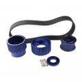 Adlerspeed Blue Gilmer Belt Drive Pulley Kit Compatible With Mazda 12a 13b 15mm Rx7 Fd Fc Rx3