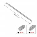 Uxcell H5 5mm Ball End Screwdriver Bits S2 Steel Magnetic 5 1 Inch Long Drill Bit With 4 Hex Shank