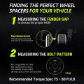 2 Inch 50mm Hubcentric Wheel Spacers 6 Compatible For Toyota Tacoma 1995-2008 Tundra 2000-2006 T100 1993-1996 4runner 1984-2008