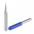 Uxcell Wood Engraving Bit Solid Carbide 3 175mm 1 8 Shank 20 Degree 0 3mm Tip Cnc Router Tool For Acrylic Pvc Mdf Pcb Carving