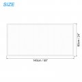 Uxcell Window Screen Mesh 24 X 55 Diy Fiberglass Netting White Frame With Hook And Loop Adhesive Edging For Bedroom Living Room
