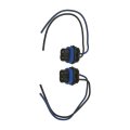 Gmc K3500 1992-2000 High Temperature Socket Plastic Terminal Spade Type Female 2 Pieces Wire 8 Inches With 1 Excluded Overall 