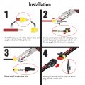 Hifrom 12 Kit 4 Pin Way Waterproof Electrical Connector 1 5mm Series Terminals Heat Shrink Quick Locking Wire Harness Sockets