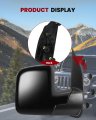 Right Side View Mirror For 2002 2008 Ford E150 E250 E350 E450 E550 Van Manual Fold Non Heated With Puddle Light Adjustment