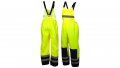 Pyramex Rrwb3110m Pu Poly Hi Vis Bib Pants Size Medium 
