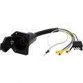 Newsuna Premium 7-pin Round To 4-pin Flat Dual-way Trailer Wiring Harness Adapter Universal Vehicle-side Connector Ideal For 