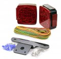 Libra Trailer Slim Led Submersible Square Tail Side Light Kit For Under 80 Wide 2 Day Delivery 