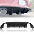 Rear Diffuser For 2015-2023 Dodge Charger Scat Srt Daytona Gt R T Non-widebody Models Valance Bumper Lip Splitter Spoiler Abs 