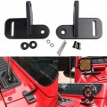 Hozan A-pillar Led Pod Light Mount Bracket Car Pillar Windshield Hinge Holder Accessories For Jl Jlu Sahara Rubicon Sport 