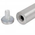 Uxcell 25mmx100mm Stainless Steel Glass Standoff Pins Fixing Mount Bolts Nails 6pcs