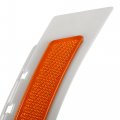 X Autohaux Pair Front Bumper Reflector Side Marker 63147185743 63147185744 For Bmw 5 Series 535i 550i 2008-2010 Replace