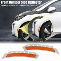 X Autohaux Pair Front Bumper Reflector Side Marker 63147185743 63147185744 For Bmw 5 Series 535i 550i 2008-2010 Replace