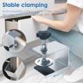 2pcs Cabinet Installation Clamp Zinc Drawer Fixing Clip Adjustable Hardware Jig Portable Front Woodworking Tool For Carpenter