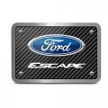 Ipick Image Made For Ford Escape Black Carbon Fiber Texture Plate Billet Aluminum 2 Inch Tow Hitch Cover