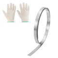 Aluminum Flashing Roll 0 4 X 3 28ft Roof Metal Strip Sheet 1 5mm Thick With Gloves For House Repair Sealing Window Door 