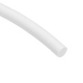 Silicone Foam Seal Weather Strip 8mm Dia 2 5m 8ft Sponge Rubber Cord Solid White 