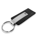 Dodge Ram Logo Black Leather Key Chain 