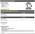 Front And Rear Ceramic Brake Pads Rotor Kit 6 Piece Compatible With 2012-2017 Kia Rio Ex Lx With 4-lug Wheels