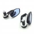 Smt-black Silver 2x Adjustable Heavy Duty Street Bike Bar End Mirrors 7 8 Compatible With Bmw Suzuki Kawasaki Buell Ducati