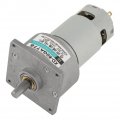 24v Mini Dc Gear Motor 35w Metal Speed Adjustable Large 200rpm Clockwise Counterclockwise Rotation Pure Copper Wire Coil