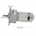 24v Mini Dc Gear Motor 35w Metal Speed Adjustable Large 200rpm Clockwise Counterclockwise Rotation Pure Copper Wire Coil