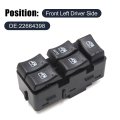 Master Driver Side Power Window Switch 22664398 Replacement For Saturn Ion 4 Door 2003-2007
