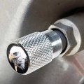 Tricktoppers Polhed Silver Billet Knurled Aluminum Tire Wheel Valve Stem Dust Caps For Cars Trucks Trailers Suv S Rv S